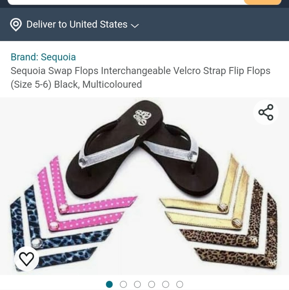 *NEW* WITH TAGS Swap Flops Size MEDIUM (7-8) Sold out on Amazon!!!